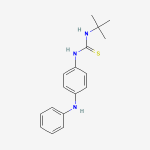 molecular formula C17H21N3S B5764541 N-(4-anilinophenyl)-N'-(tert-butyl)thiourea 