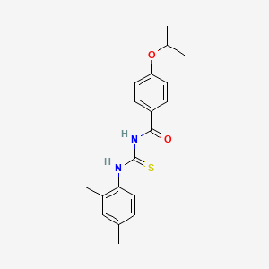 molecular formula C19H22N2O2S B5764559 N-{[(2,4-dimethylphenyl)amino]carbonothioyl}-4-isopropoxybenzamide 