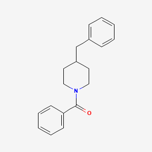 molecular formula C19H21NO B5764575 1-benzoyl-4-benzylpiperidine 