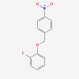 molecular formula C13H10FNO3 B5764696 1-fluoro-2-[(4-nitrobenzyl)oxy]benzene 