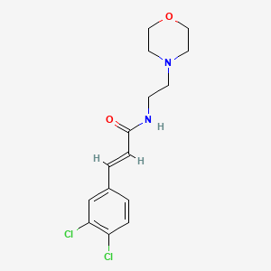 molecular formula C15H18Cl2N2O2 B5764701 3-(3,4-dichlorophenyl)-N-[2-(4-morpholinyl)ethyl]acrylamide 