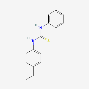 molecular formula C15H16N2S B5764720 N-(4-ethylphenyl)-N'-phenylthiourea CAS No. 95167-89-8