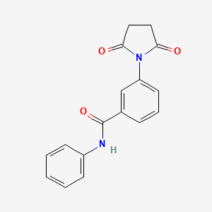 3-(2,5-dioxo-1-pyrrolidinyl)-N-phenylbenzamide