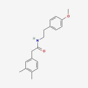 molecular formula C19H23NO2 B5764795 2-(3,4-dimethylphenyl)-N-[2-(4-methoxyphenyl)ethyl]acetamide 
