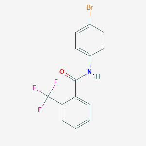 molecular formula C14H9BrF3NO B5764836 N-(4-bromophenyl)-2-(trifluoromethyl)benzamide 