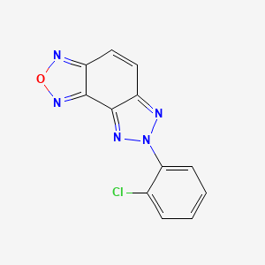 molecular formula C12H6ClN5O B5764907 7-(2-chlorophenyl)-7H-[1,2,3]triazolo[4,5-e][2,1,3]benzoxadiazole 
