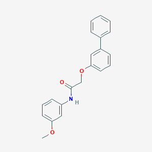 molecular formula C21H19NO3 B5764954 2-(3-biphenylyloxy)-N-(3-methoxyphenyl)acetamide 