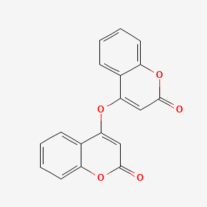 molecular formula C18H10O5 B5764959 4,4'-oxybis(2H-chromen-2-one) 