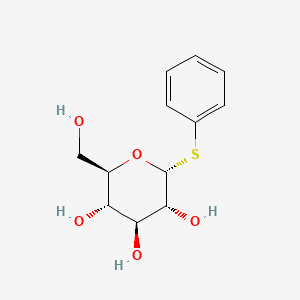 molecular formula C12H16O5S B576497 Phenyl 1-thio alpha-D-glucopyranoside CAS No. 13992-15-9