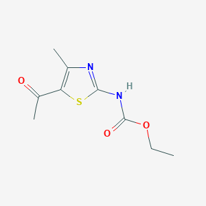 molecular formula C9H12N2O3S B5764974 ethyl (5-acetyl-4-methyl-1,3-thiazol-2-yl)carbamate 