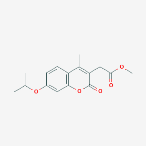 methyl (7-isopropoxy-4-methyl-2-oxo-2H-chromen-3-yl)acetate