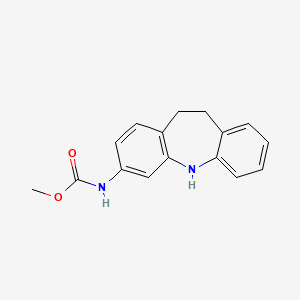 molecular formula C16H16N2O2 B5765030 methyl 10,11-dihydro-5H-dibenzo[b,f]azepin-3-ylcarbamate 