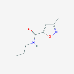 molecular formula C8H12N2O2 B5765066 3-methyl-N-propyl-5-isoxazolecarboxamide 