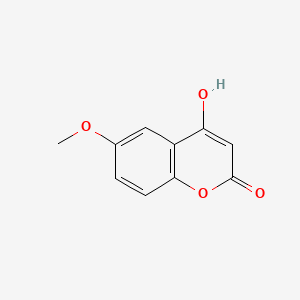 molecular formula C10H8O4 B576507 4-Hydroxy-6-methoxycoumarin CAS No. 13252-84-1