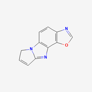 3-oxa-5,10,15-triazatetracyclo[7.6.0.02,6.010,14]pentadeca-1(9),2(6),4,7,12,14-hexaene