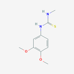 molecular formula C10H14N2O2S B5765145 N-(3,4-dimethoxyphenyl)-N'-methylthiourea 
