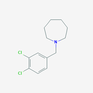 molecular formula C13H17Cl2N B5765167 1-(3,4-dichlorobenzyl)azepane 