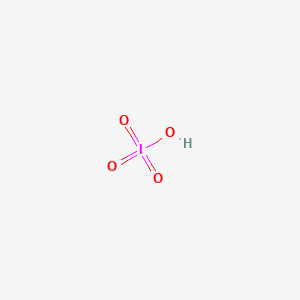 molecular formula H5IO6 B576517 Periodic acid CAS No. 13445-51-7