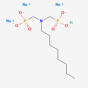 Trisodium hydrogen ((octylimino)bis(methylene))bisphosphonate