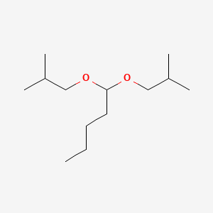molecular formula C13H28O2 B576524 1,1-Bis(2-methylpropoxy)pentane CAS No. 13262-27-6