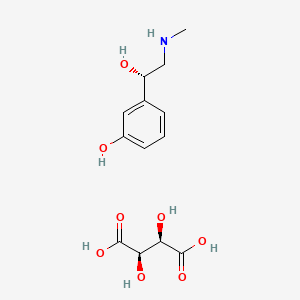 molecular formula C13H19NO8 B576525 Phenylephrine tartrate CAS No. 13998-27-1