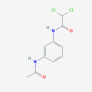 molecular formula C10H10Cl2N2O2 B5765255 N-[3-(acetylamino)phenyl]-2,2-dichloroacetamide 