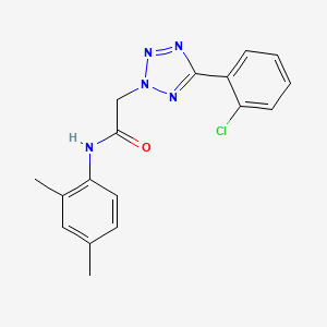 molecular formula C17H16ClN5O B5765264 2-[5-(2-chlorophenyl)-2H-tetrazol-2-yl]-N-(2,4-dimethylphenyl)acetamide 