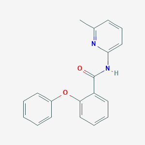molecular formula C19H16N2O2 B5765353 N-(6-methyl-2-pyridinyl)-2-phenoxybenzamide 