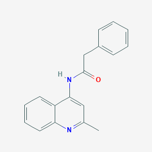 molecular formula C18H16N2O B5765377 N-(2-methyl-4-quinolinyl)-2-phenylacetamide 