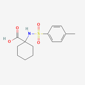 molecular formula C14H19NO4S B5765448 1-{[(4-methylphenyl)sulfonyl]amino}cyclohexanecarboxylic acid CAS No. 314744-45-1