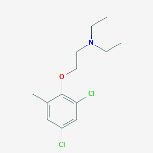 molecular formula C13H19Cl2NO B5765457 2-(2,4-dichloro-6-methylphenoxy)-N,N-diethylethanamine CAS No. 2600-73-9