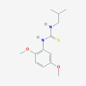 molecular formula C13H20N2O2S B5765471 N-(2,5-dimethoxyphenyl)-N'-isobutylthiourea 