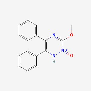 3-methoxy-5,6-diphenyl-1H-1,2,4-triazin-2-ium 2-oxide