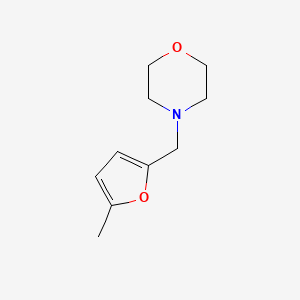 molecular formula C10H15NO2 B5765544 4-[(5-methyl-2-furyl)methyl]morpholine 