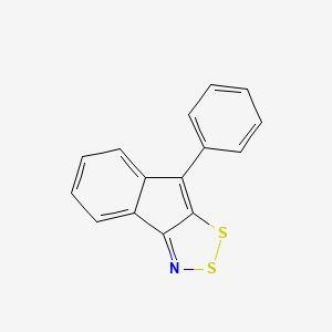 molecular formula C15H9NS2 B5765588 8-phenylindeno[1,2-d][1,2,3]dithiazole 