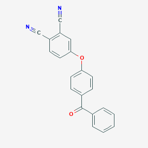 molecular formula C21H12N2O2 B5765609 4-(4-benzoylphenoxy)phthalonitrile 