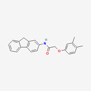 molecular formula C23H21NO2 B5765610 2-(3,4-dimethylphenoxy)-N-9H-fluoren-2-ylacetamide 