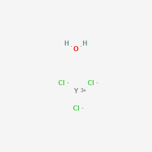 molecular formula Cl3H2OY B576563 Yttrium(Iii) Chloride Hydrate CAS No. 12741-05-8