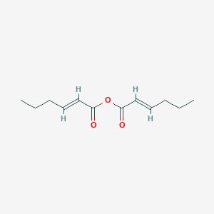 molecular formula C12H18O3 B576576 2-Hexenoic anhydride CAS No. 14316-60-0