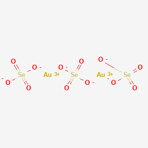molecular formula Au2(SeO4)3 B576578 Gold selenate CAS No. 10294-32-3