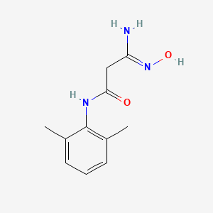 molecular formula C11H15N3O2 B5765837 3-amino-N-(2,6-dimethylphenyl)-3-(hydroxyimino)propanamide 