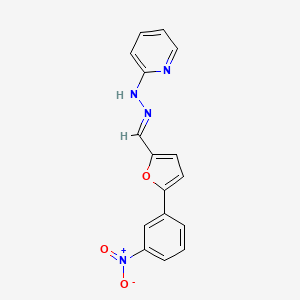 5-(3-nitrophenyl)-2-furaldehyde 2-pyridinylhydrazone