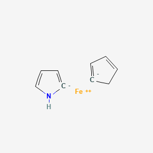 Iron(2+) cyclopenta-1,3-dien-1-ide 1H-pyrrol-2-ide (1/1/1)