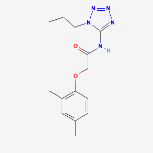 2-(2,4-dimethylphenoxy)-N-(1-propyl-1H-tetrazol-5-yl)acetamide
