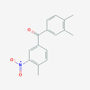 (3,4-dimethylphenyl)(4-methyl-3-nitrophenyl)methanone
