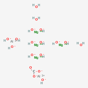 molecular formula CH18Al2Mg4O18 B576596 Vangatalcite CAS No. 12539-23-0