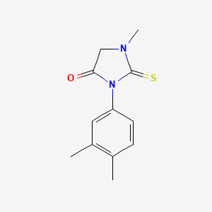 3-(3,4-dimethylphenyl)-1-methyl-2-thioxo-4-imidazolidinone