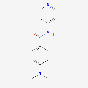 molecular formula C14H15N3O B5765975 4-(dimethylamino)-N-4-pyridinylbenzamide 