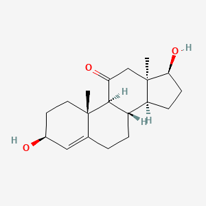 (3S,8S,9S,10R,13S,14S,17S)-3,17-Dihydroxy-10,13-dimethyl-2,3,7,8,9,10,12,13,14,15,16,17-dodecahydro-1H-cyclopenta[a]phenanthren-11(6H)-one