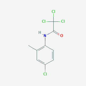 molecular formula C9H7Cl4NO B5766018 2,2,2-trichloro-N-(4-chloro-2-methylphenyl)acetamide 